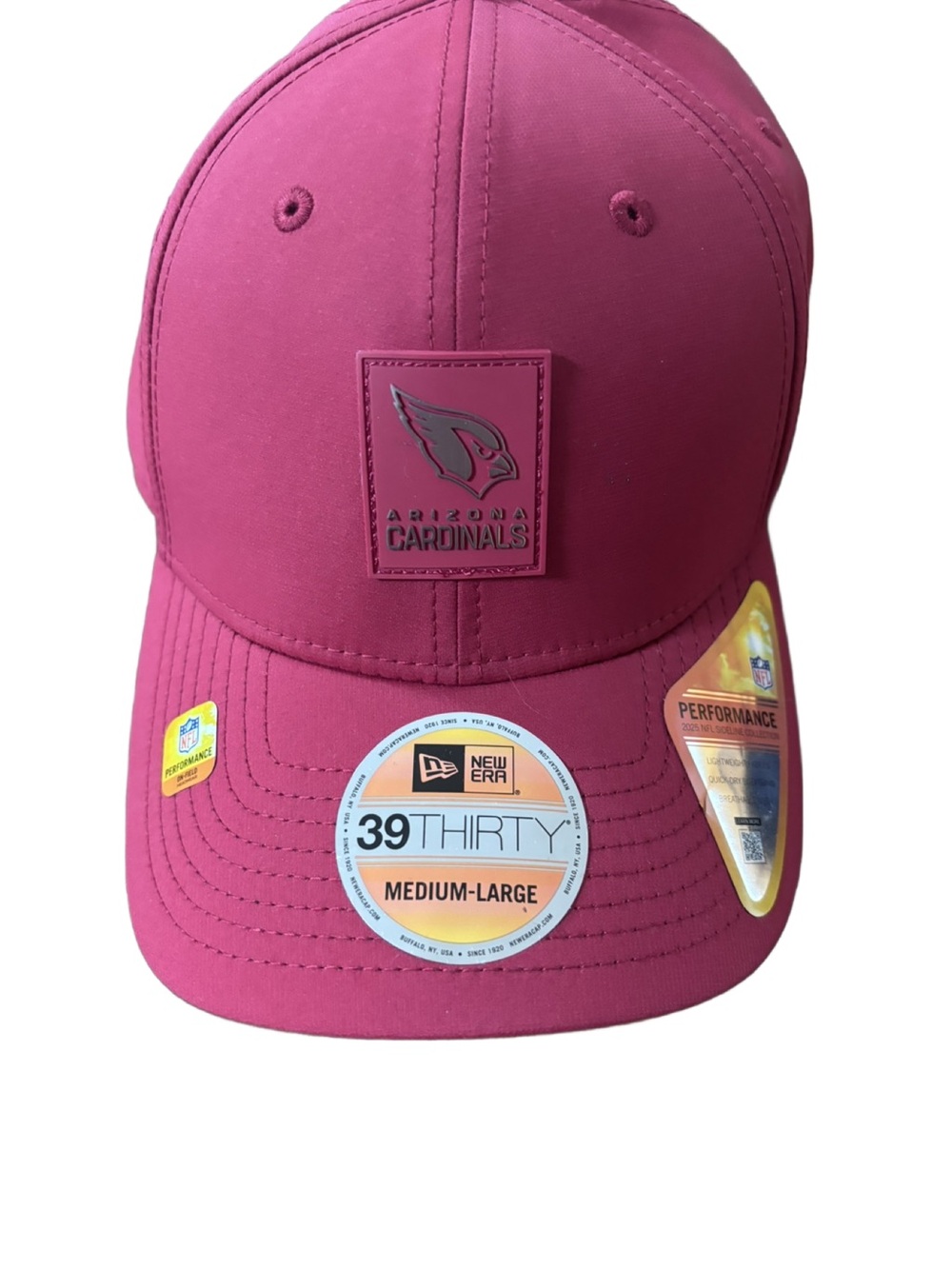 Arizona Cardinals Hat 39Thirty Stretchfit Size Medium/Large Cap H150 NWT